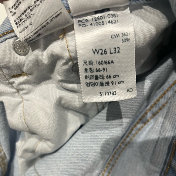 Women’s Original 501 Levis Jeans - Picture 4 of 6
